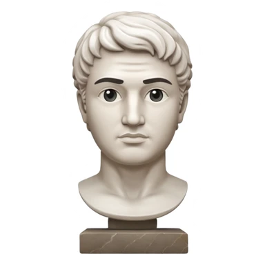 fais une statue grecque homme sticker