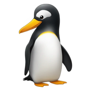 Pingouin trop mignon sticker