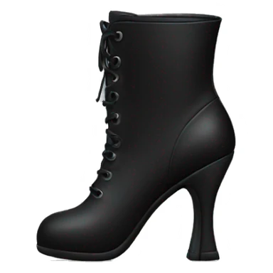 black high heel boot sticker