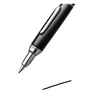 pen writing on paper sticker