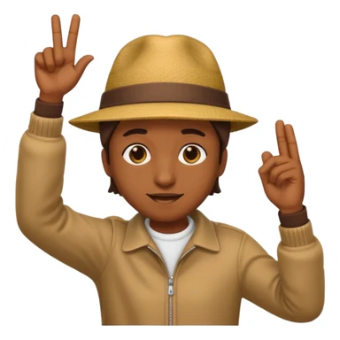 Dabing emoji sticker