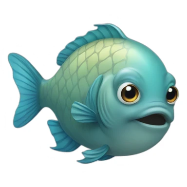 Blub fish sticker