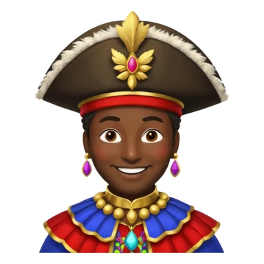 Zwarte Piet, de knecht van sinterklaas sticker