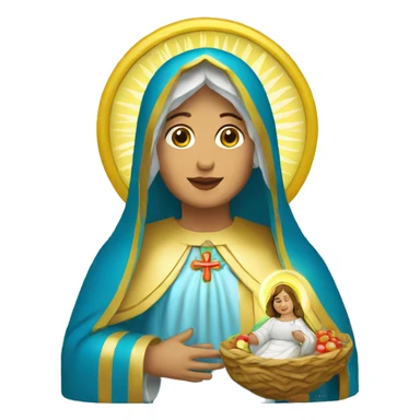 virgen maria sticker