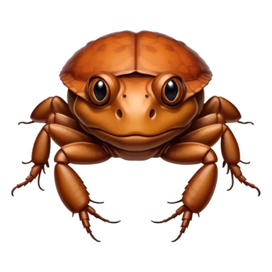 Bufo and cockroach merged together sticker