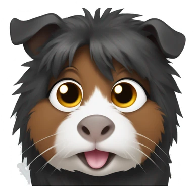 Black Guinea pig sticker