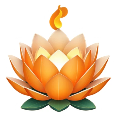 lotus lantern sticker