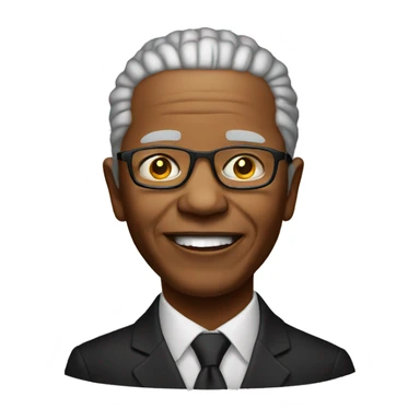 Mandela sun  sticker