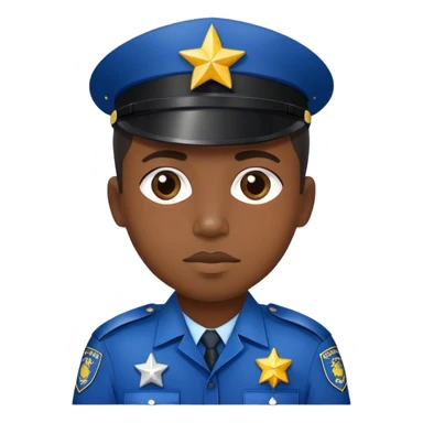 Pangkat polisi bintang 4 sticker