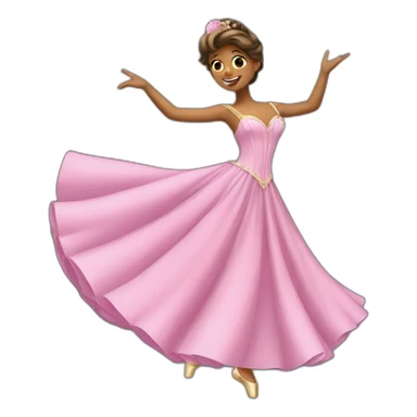 Waltz dancer sticker