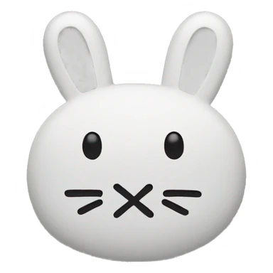Miffy head sticker