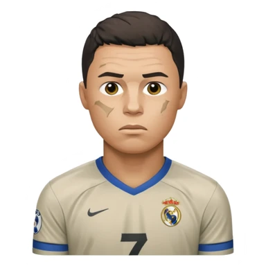 Ronaldo is poor sticker