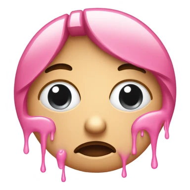 😭 but with pink tears sticker