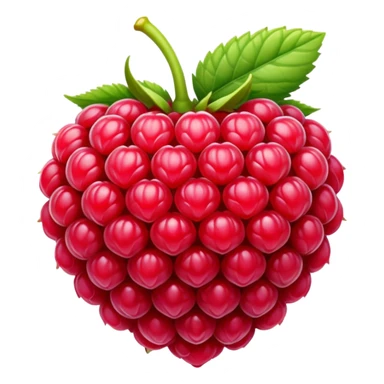 raspberry emoji sticker