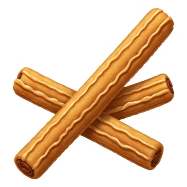 Make a churro emoji. sticker