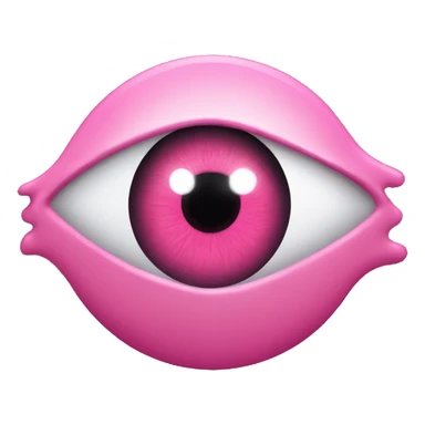 pink evil eye sticker