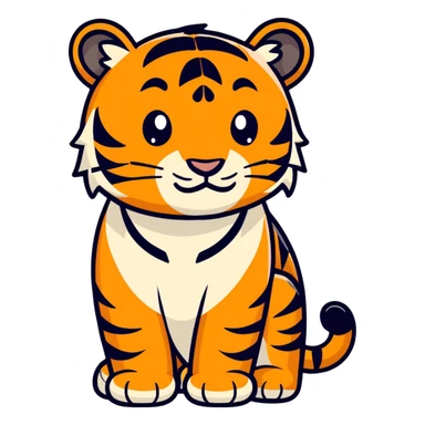 Tiger Emoji sticker