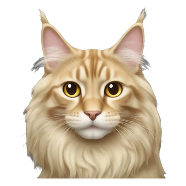 blonde maine coon sticker