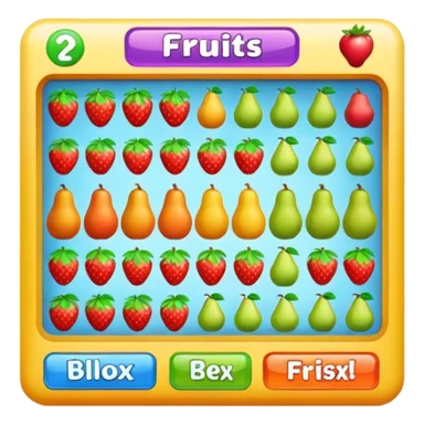 Blox fruits game sticker
