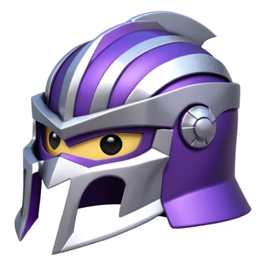 master shredder's helmet from teenage mutant ninja turtles sticker