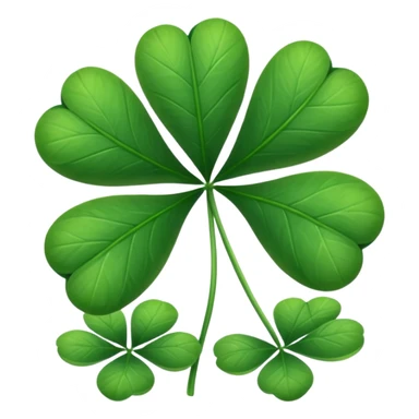 clover with 5 leaves (not 4) sticker