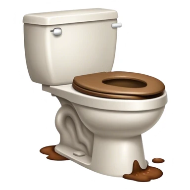 Poop toilet sticker