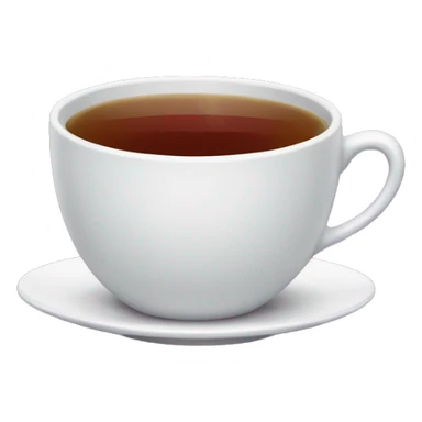 purple cup of tea sticker