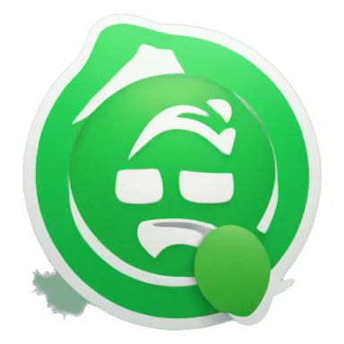 logo de whatsapp sticker