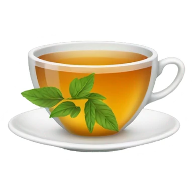 a cup of herbal tea sticker