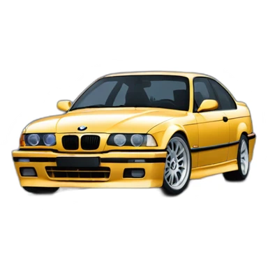 BMW E36 custom sticker