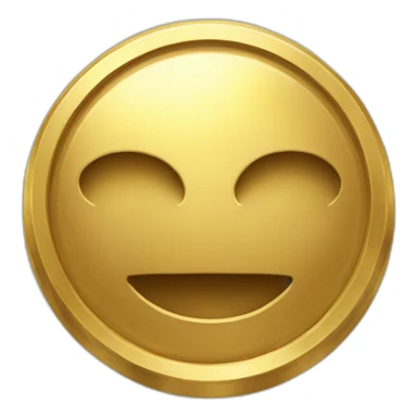 golden leukocyte coin sticker