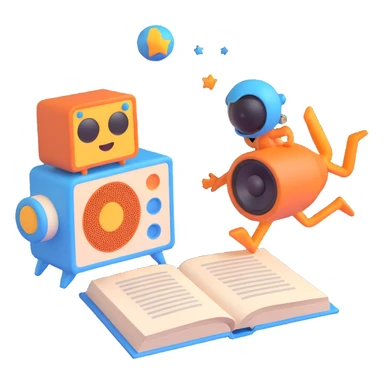 astro et moi en train de courrir sur la page sticker