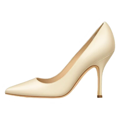 Cream Heels Manolo blahnik  sticker