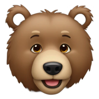 Bear saying Veronica sticker