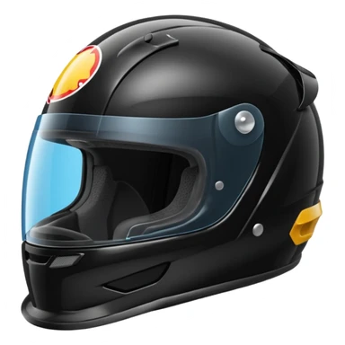 formule 1 helmet black sticker