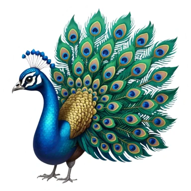 Peacock single Features  sticker