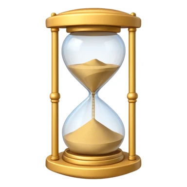 sand clock 3d sticker