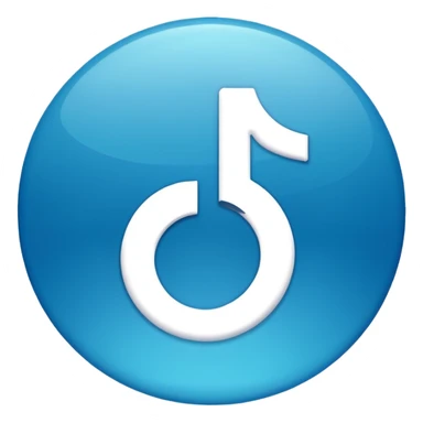 TikTok mavi tik sticker