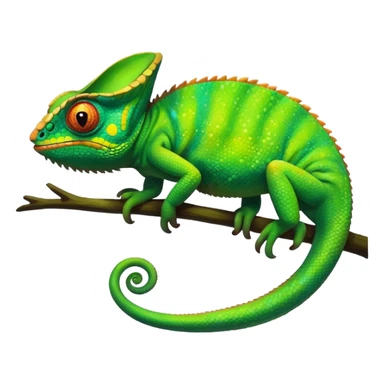 chameleon sticker