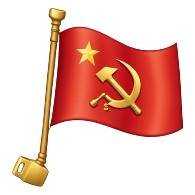 Communism flag  sticker