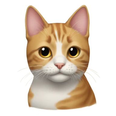 Cat with a dog sticker