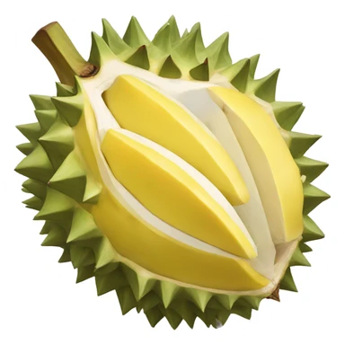 durian fruit sticker