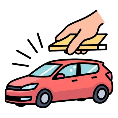 installing vibration dampening material in car, sound insulation layer application sticker