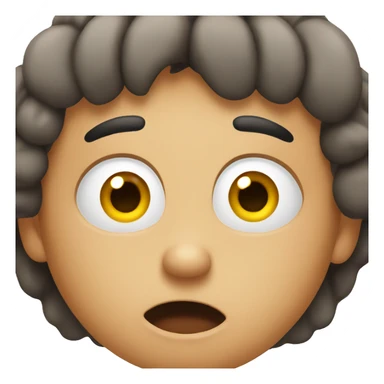 A shocked person sticker