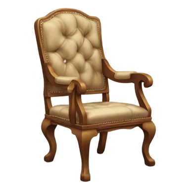 Old fashions arm chair sticker