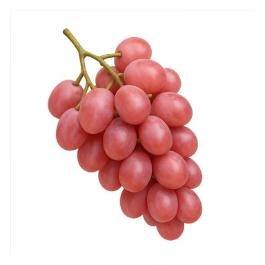 pink grapes, no background sticker
