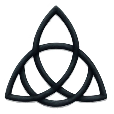 Dark series triquetra  sticker