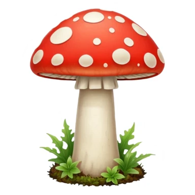 psychodelic mushroom single simple colorful harvested psylocybine sticker
