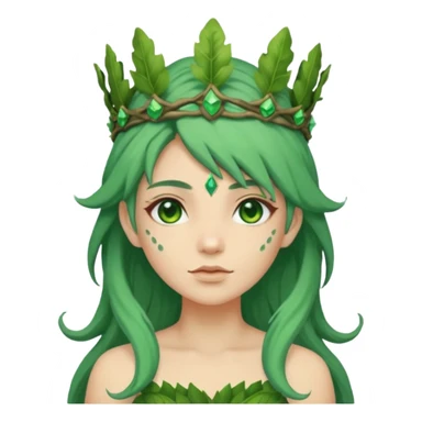earth elemental woman sticker