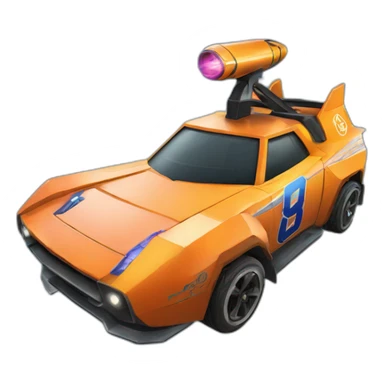 Rocket league car sticker